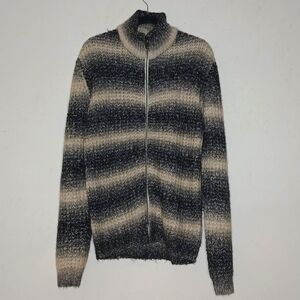 Fashioned by lindbergh White Zip up mens cardigan style | Size: XL